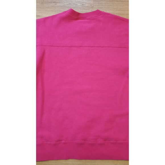 Vintage USA Russell Sweatshirt Mens Medium Pink Reverse Weave Fleece Crew Neck - Picture 11 of 16